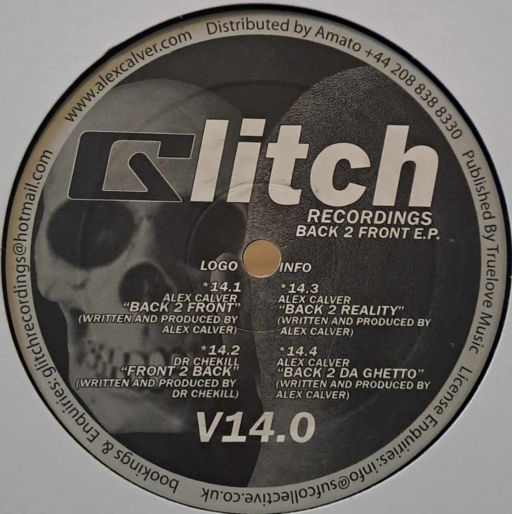 Glitch Recordings 014 - vinyle hard techno